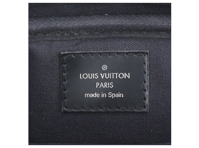 Pouch Louis Vuitton Damier Graphite Ambrelle Nero - vista 10