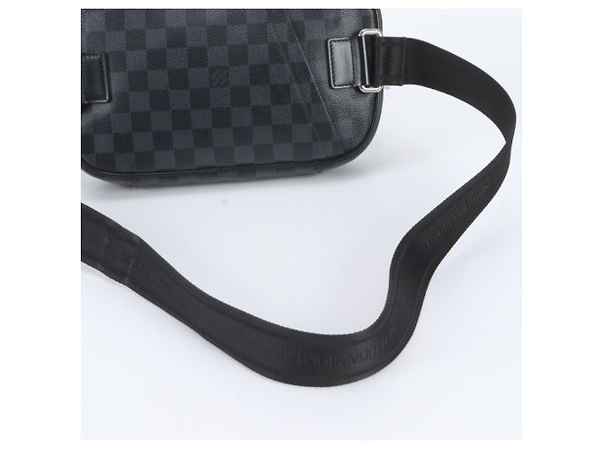 Pouch Louis Vuitton Damier Graphite Ambrelle Nero - vista 4
