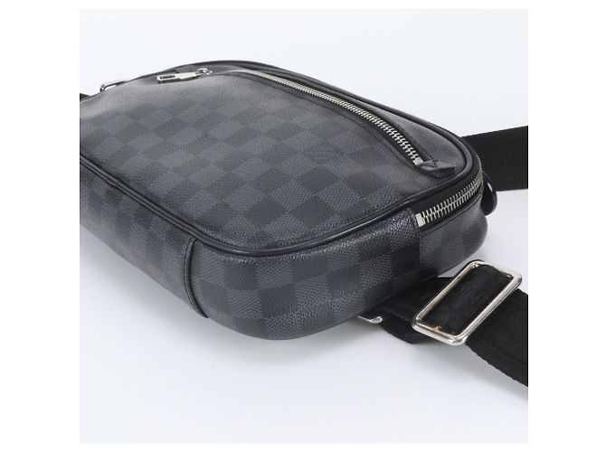 Pouch Louis Vuitton Damier Graphite Ambrelle Nero - vista 6