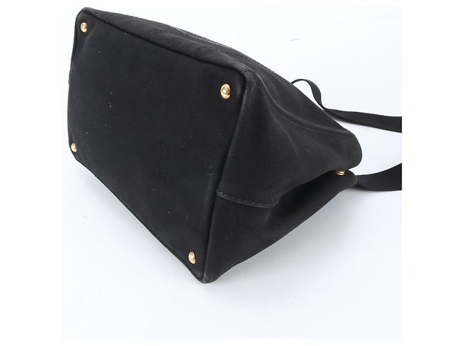 Prada Canapa 1BG642 Borsa a tracolla 2-Way/Borsa a mano/Tote Bag Nero - vista 5