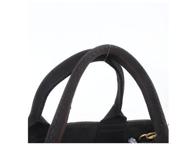 Tote Prada Canapa 2-Way Handtasche in Schwarz - Ansicht 2