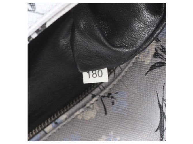 Prada Saffiano Soft Kettentasche mit Blumenprint Braun - Ansicht 9