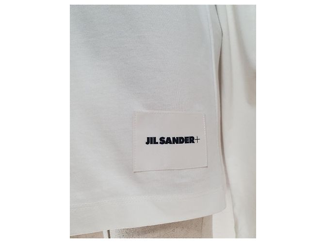 Jil Sander+ Langarm T-Shirt aus Bio-Baumwolle - Weiß - Ansicht 4