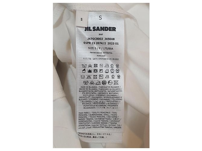 Jil Sander+ Langarm T-Shirt aus Bio-Baumwolle - Weiß - Ansicht 6