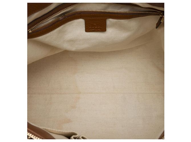 Borsa Tote Convertibile Bella Gucci in Canvas GG Beige - vista 4
