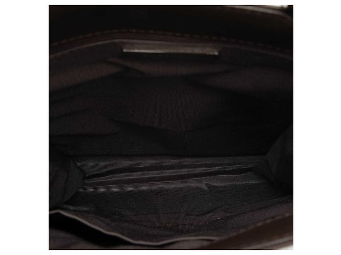 Borsa a tracolla Burberry Beige House Check Canvas - vista 4
