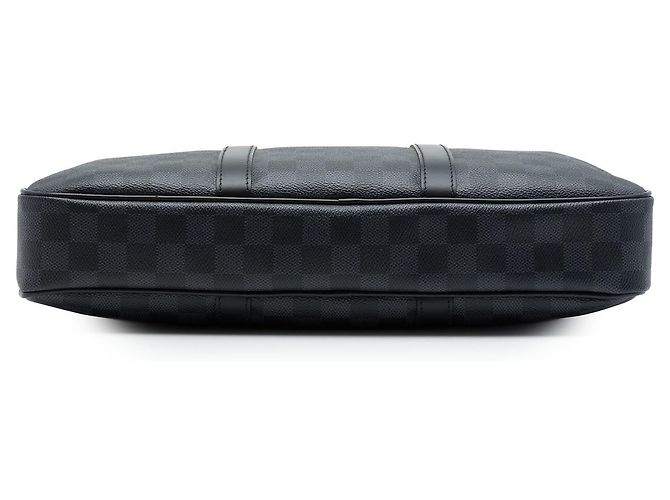 Louis Vuitton Black Damier Graphite Porte Documents Voyage PM Nero - vista 3