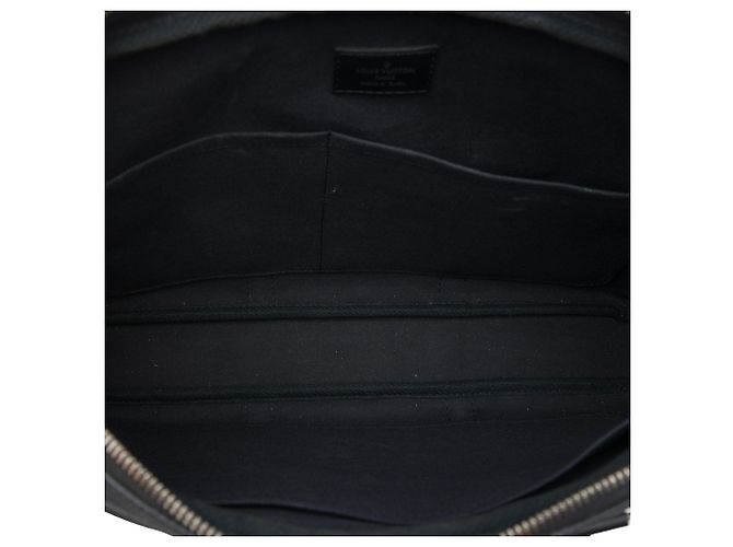 Louis Vuitton Black Damier Graphite Porte Documents Voyage PM Nero - vista 4