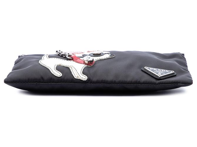 Bolso de cadena Prada Black Tessuto Chihuahua Negro - vista 3