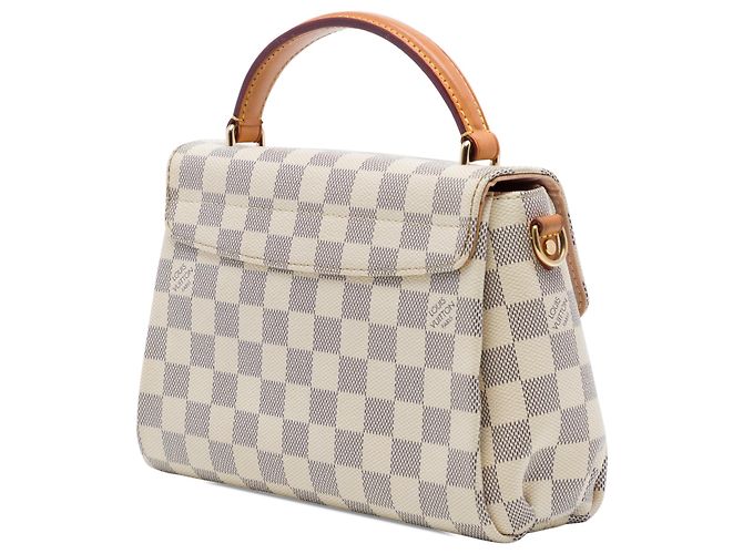 Louis Vuitton White Damier Azur Croisette Weiß - Ansicht 2