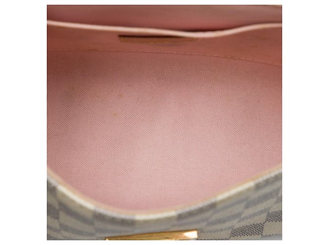 Louis Vuitton White Damier Azur Croisette Weiß - Ansicht 4