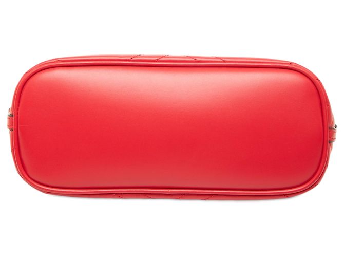 Borsa a tracolla Gucci Red GG Marmont in pelle di vitello matelassé Rosso - vista 3