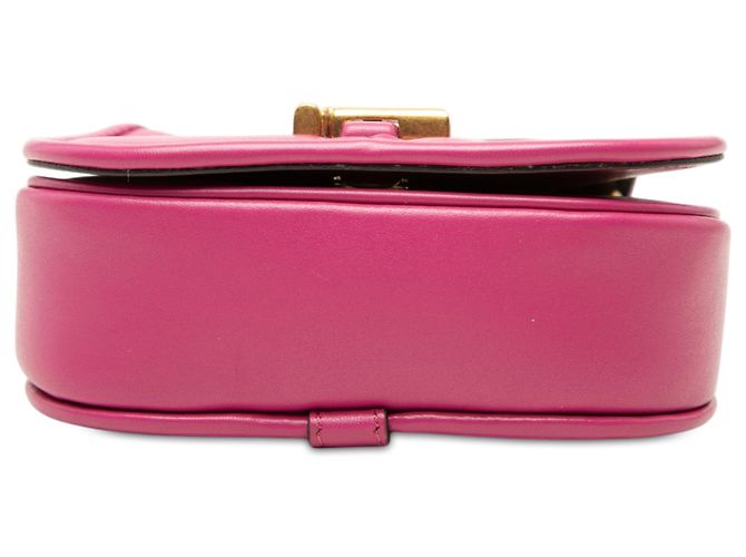 Fendi Pink Nano Leather FF C mon Crossbody Rosa - vista 3