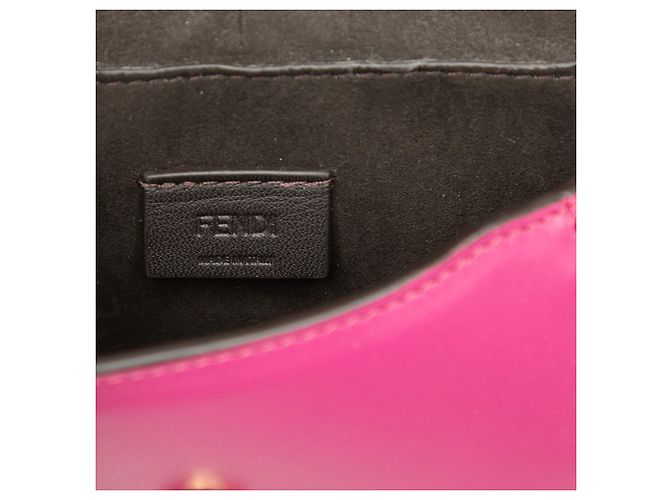 Fendi Pink Nano Leather FF C mon Crossbody Rosa - vista 5