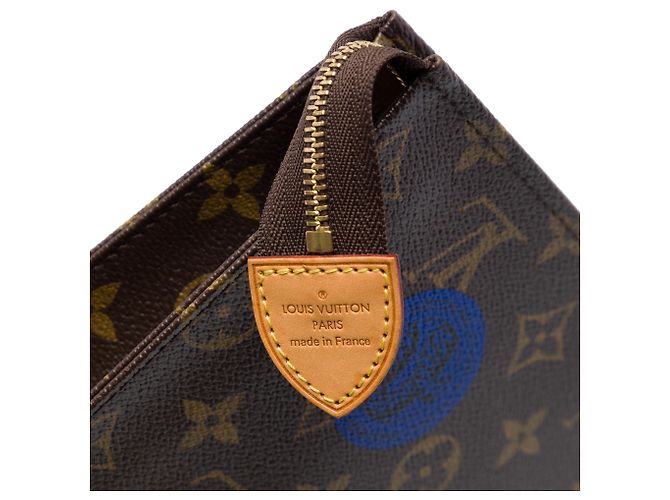 Necessaire Louis Vuitton Brown Monogram World Tour 26 Marrone - vista 5