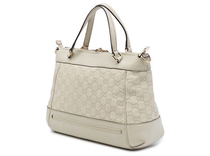 Borsa Gucci Brown Guccissima Mayfair Satchel Marrone Beige - vista 2