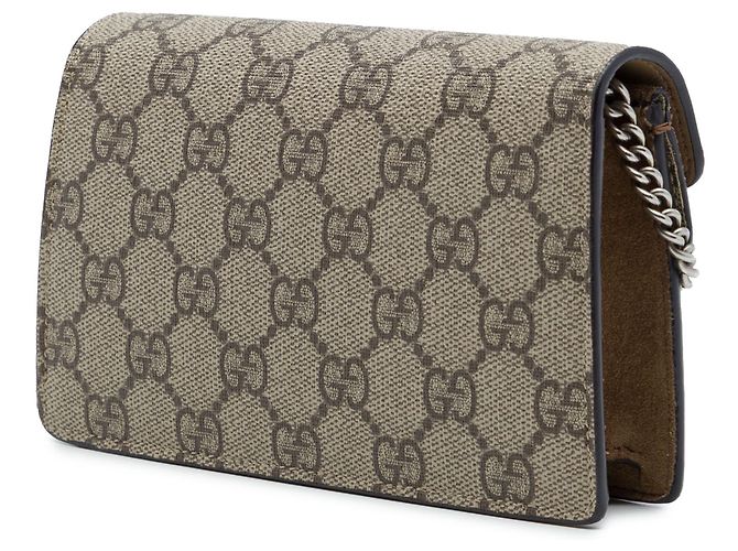 Gucci Mini Borsa a Tracolla Dionysus Beige GG Supreme - vista 2
