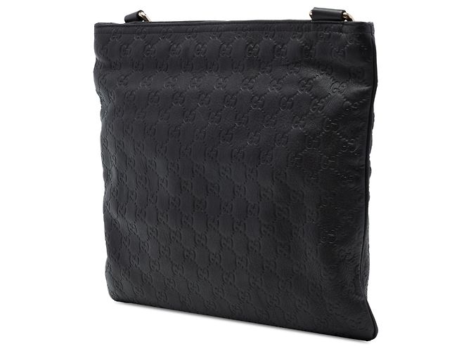 Borsa a tracolla Gucci Guccissima nera Nero - vista 2