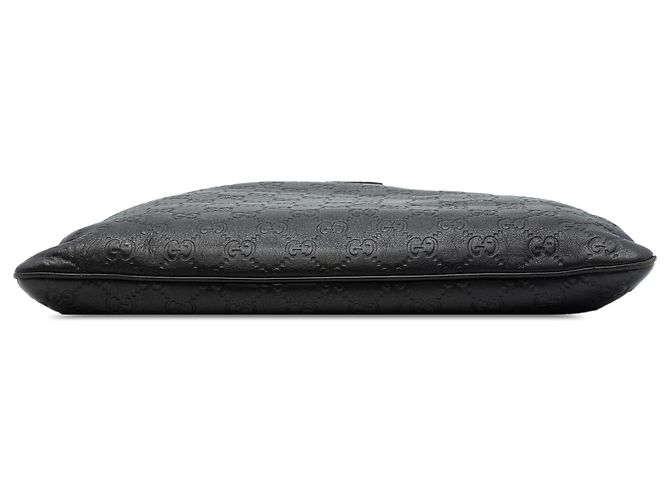 Borsa a tracolla Gucci Guccissima nera Nero - vista 3