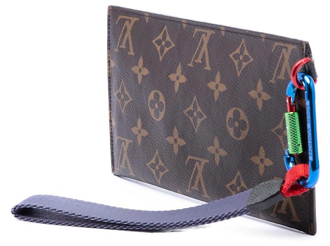 Louis Vuitton Brown Monogram Outdoor Ribbon Pochette Braun - Ansicht 2