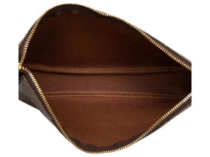 Louis Vuitton Brown Monogram Pochette Accessoires Castaño - vista 4