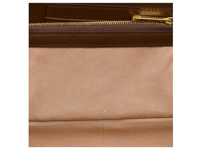 Borsa a tracolla Gucci Mini GG Supreme con chiusura, Beige - vista 4