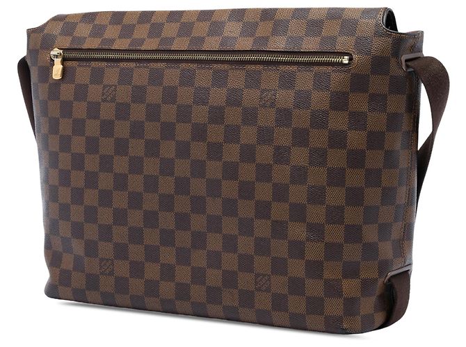 Louis Vuitton Brown Damier Ebene Brooklyn GM Marrone - vista 2