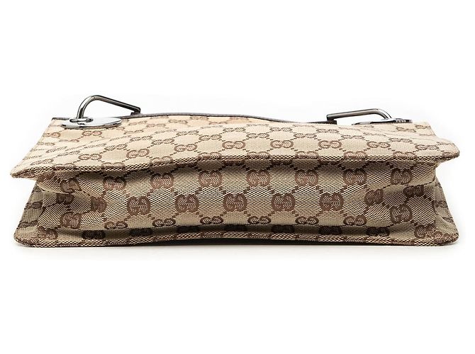 Gucci Beige GG Canvas Eclipse Crossbody-Tasche - Ansicht 3