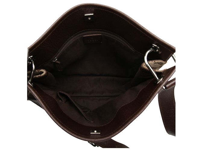 Gucci Beige GG Canvas Eclipse Crossbody-Tasche - Ansicht 4