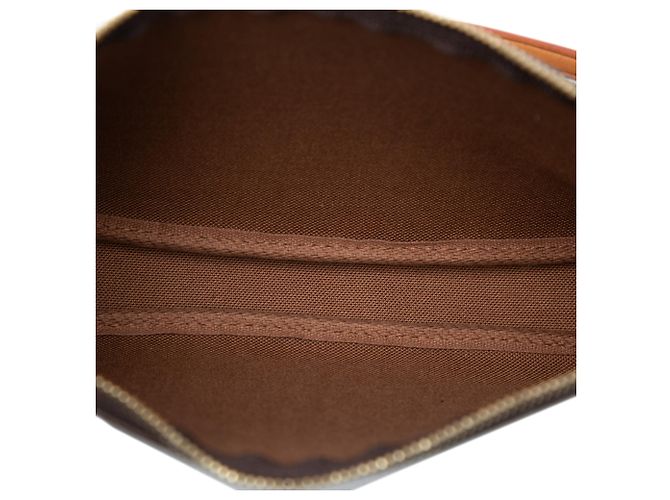 Louis Vuitton Brown Monogram Pochette Accessoires Castaño - vista 4