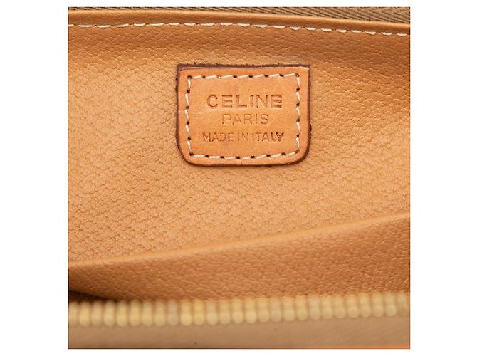 Céline Celine Brown Macadam beschichtetes Canvas Pouch Braun - Ansicht 5