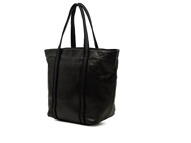 Tote Prada in vitello morbido nero - vista 2