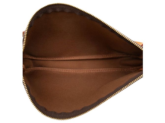 Louis Vuitton Brown Monogram Pochette Accessoires Castaño - vista 4