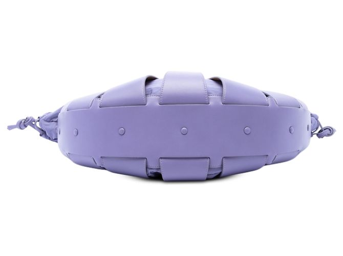 Bottega Veneta Borsa The Shell Medium in pelle di vitello viola Porpora - vista 3