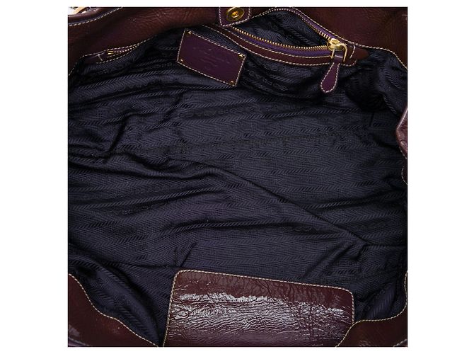 Prada Handtasche aus violettem Tessuto Lila - Ansicht 4