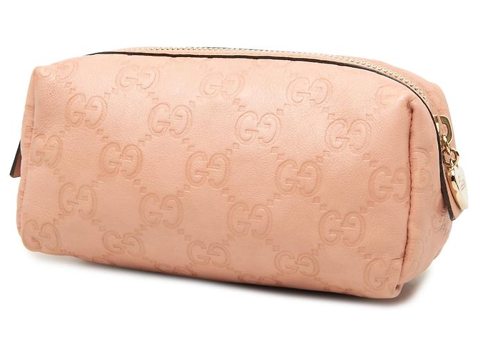 Bolsa de cosméticos Gucci Pink Guccissima Rosa - vista 2
