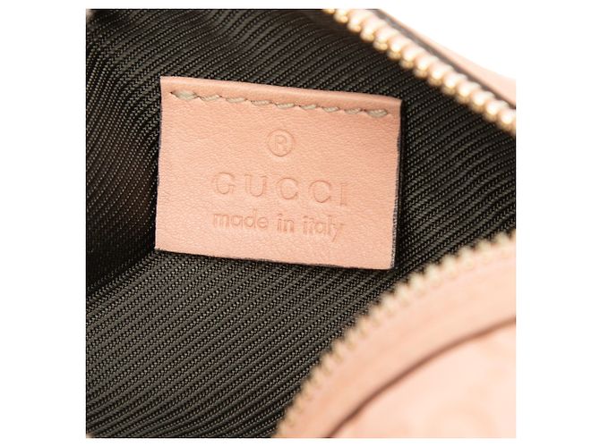 Bolsa de cosméticos Gucci Pink Guccissima Rosa - vista 5