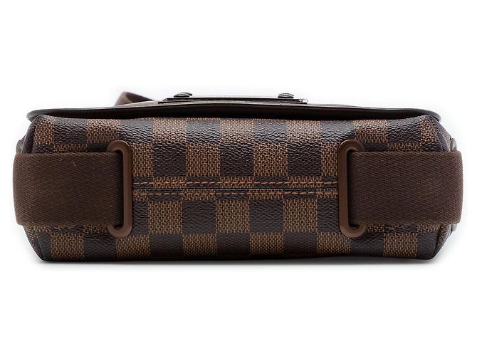 Louis Vuitton Brown Damier Ebene Brooklyn PM Braun - vue 3