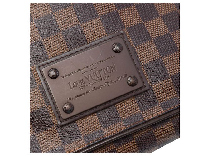 Louis Vuitton Brown Damier Ebene Brooklyn PM Braun - vue 5