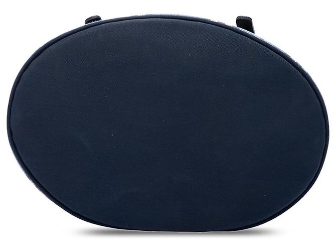 Borsa bucket Burberry in nylon Blue House Check Blu chiaro - vista 3