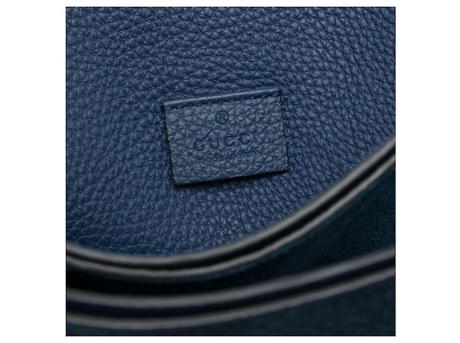 Gucci Borsa a Tracolla Convertibile Soft Jackie in pelle di vitello blu - vista 5