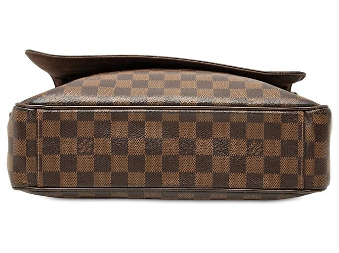 Louis Vuitton Brown Damier Ebene Shelton MM Braun - Ansicht 3
