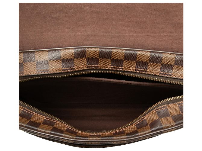 Louis Vuitton Brown Damier Ebene Shelton MM Braun - Ansicht 4