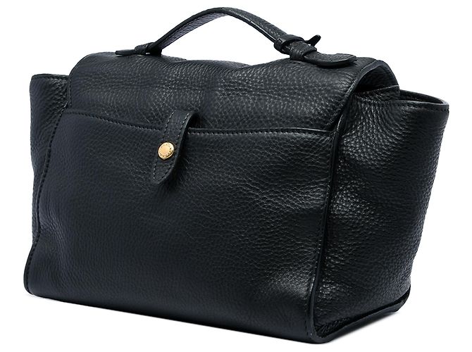 Borsa Satchel Prada Black Vitello Daino Soundlock Nero - vista 2
