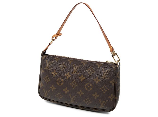 Louis Vuitton Brown Monogram Pochette Accessoires Marron - vue 2