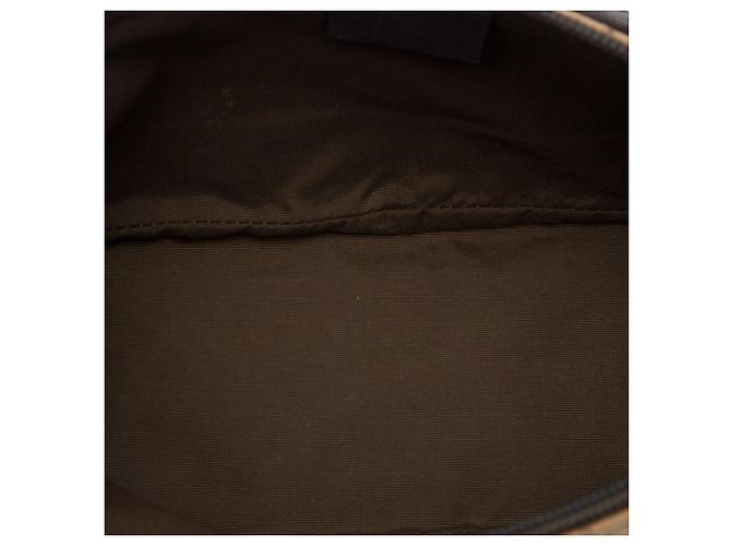 Gucci Brown GG Canvas Boat Marrone Marrone chiaro - vista 4