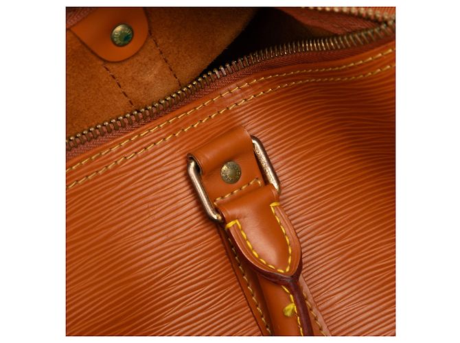 Louis Vuitton Brown Epi Keepall 45 Marrom - vista 8