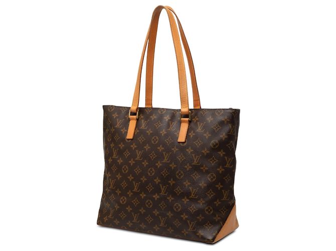 Louis Vuitton Brown Monogram Cabas Mezzo Castaño - vista 2
