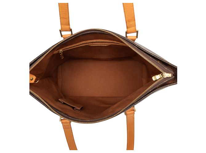 Louis Vuitton Brown Monogram Cabas Mezzo Castaño - vista 4