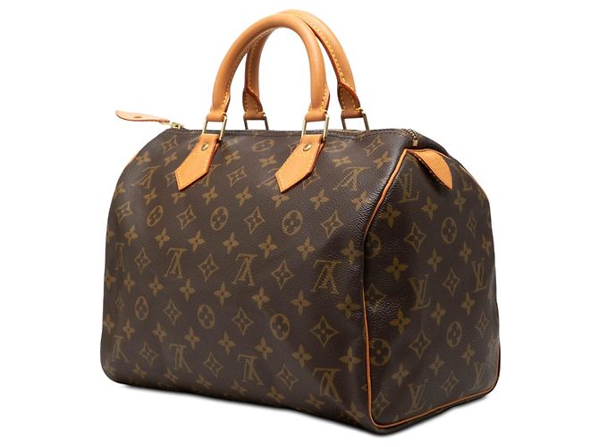 Louis Vuitton Brown Monogram Speedy 30 Marrone - vista 2